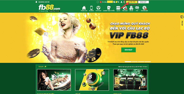 Hướng dẫn nạp tiền FB88 chi tiết | Cách nạp tiền FB88 nhanh chóng