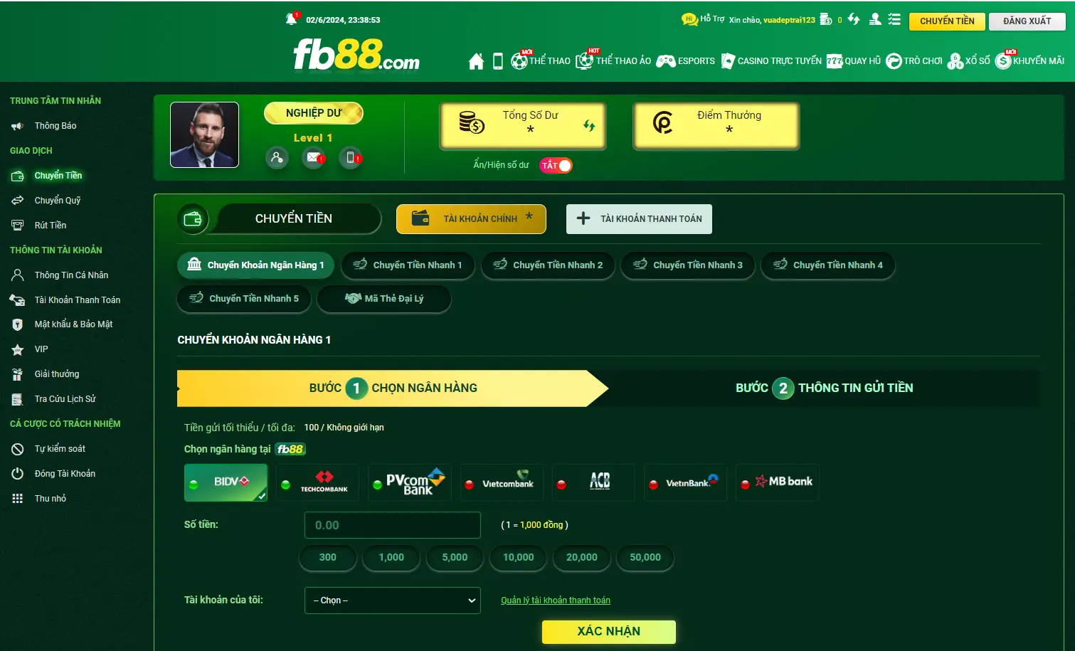 Chuyển Nhầm Tiền Nạp FB88? Cách Lấy Lại Tiền Nhanh Chóng